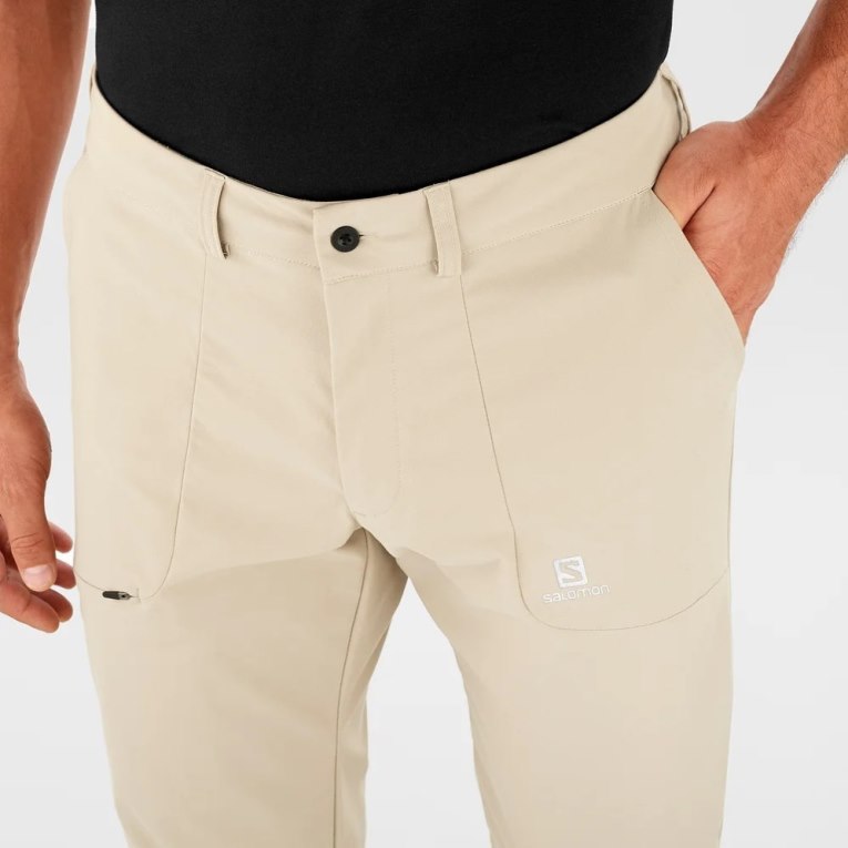 Pantalones Deportivos Salomon Wayfarer City Hombre Beige | MX UDEZ590